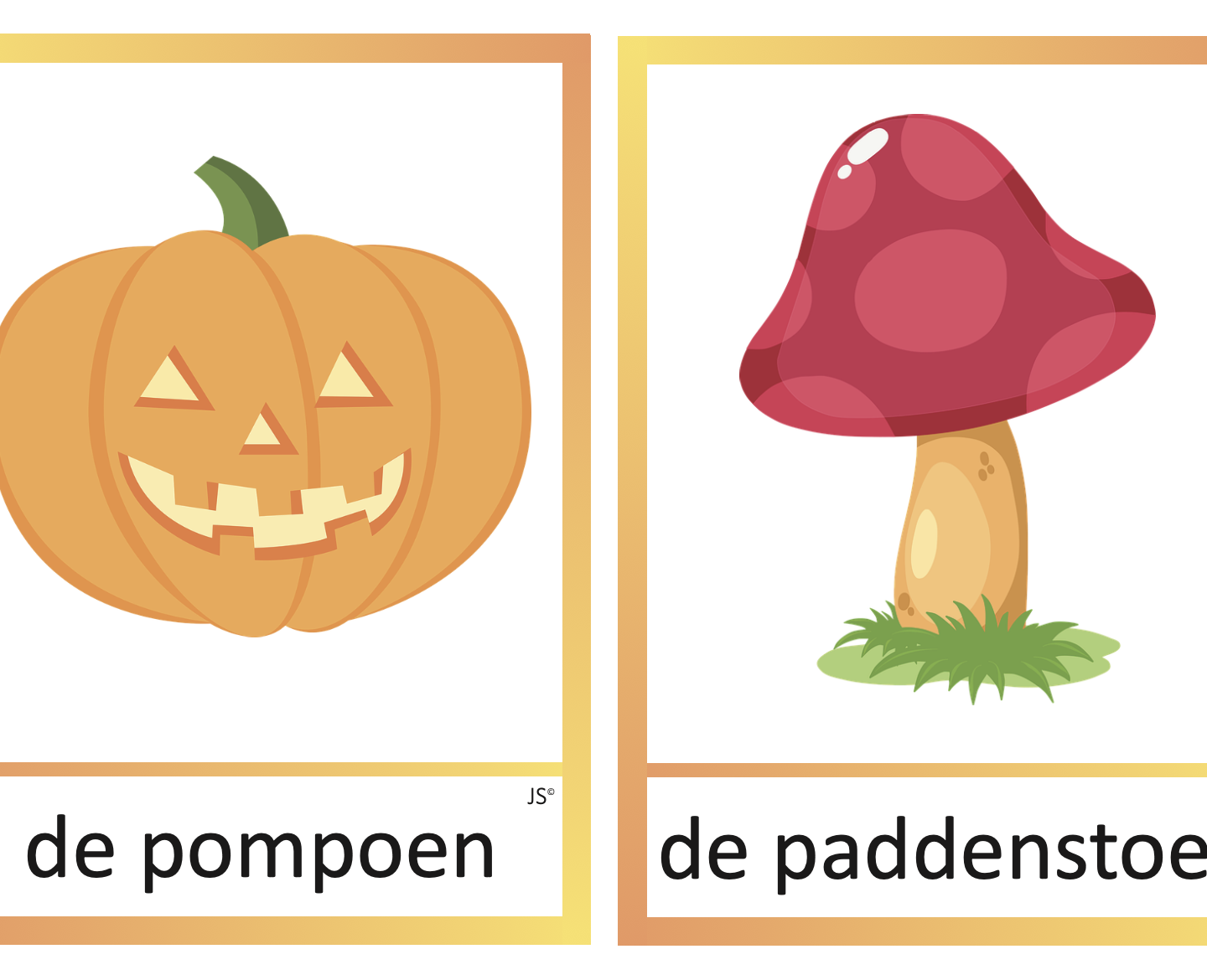 Herfstwoorden